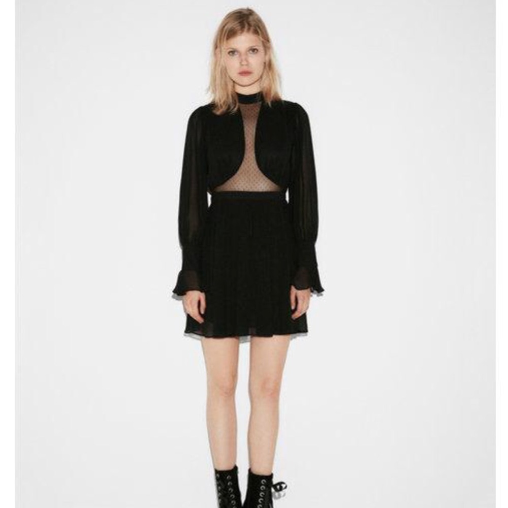 Express Fit And Flare Dress
